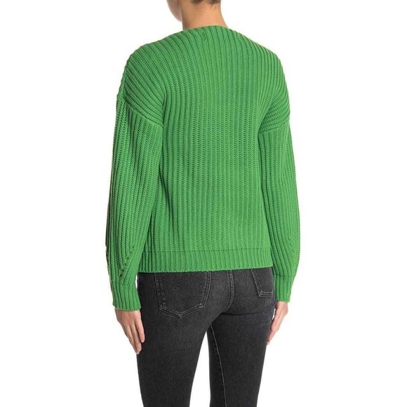 New CODEXMODE Solid Open Front Dolman Cardigan green - Picture 2 of 3